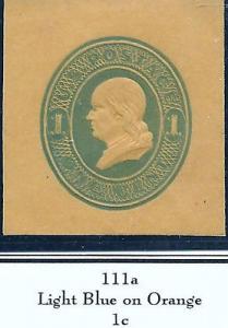 Quality US #U111a ~ 1800s Plimpton PSE Cut Square...EG......