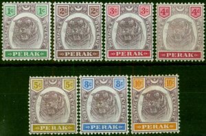 Perak 1895-99 Set of 7 to 10c SG66-72 Fine LMM