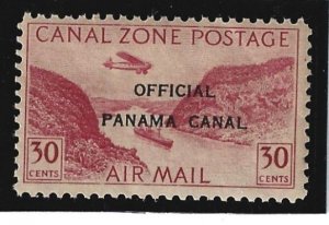 Canal Zone Scott #CO5 Mint NH 30c Official Air 2021 CV = $17.50+