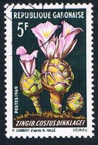 Gabon 246 Used Flowers (BP6521)