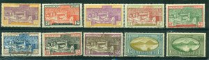 Guadeloupe 1928-1940 #96 - 105 MH&U SCV (2024) = $3.30