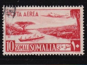 Album Specials Somalia Scott # C27 10s Airplane and Canoe VF Used CDS