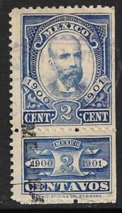 MEXICO REVENUES 1900 2c Rentas Attached TAB MERIDA Control Used R190