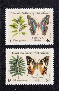 New Caledonia Scott #555-556 MNH