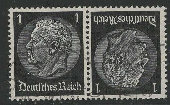Germany Scott # 415 (2), used, tete beche, Mi# K21