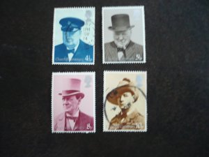 Stamps - Great Britain - Scott# 728-731 - Used Set of 4 Stamps