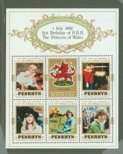 Penrhyn #194A  Souvenir Sheet