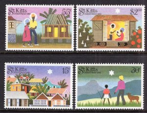 St. Kitts MNH 127-30 Christmas 1983