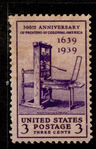 US Stamps #857 MINT OG H VF SINGLE