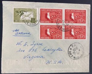 1961 Dac Lap Vietnam Indochina  Cover To Lexington VA USA Do Not Bend