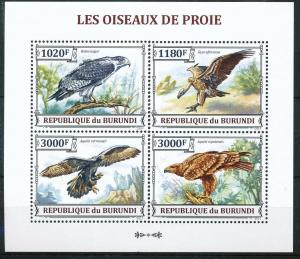 BURUNDI 2013 SHEET bur13322a OISEAUX DE PROIE BIRDS OF PREY 