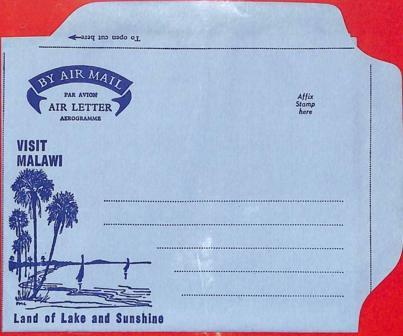 aa2307  -  MALAWI  - Postal HISTORY -  Aerogramme COVER 