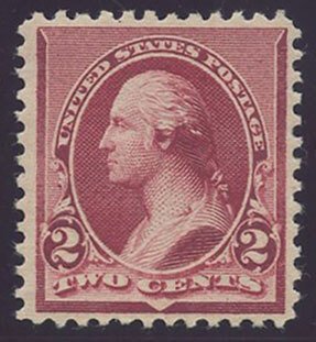 US Scott #219D Mint, VF, Hinged