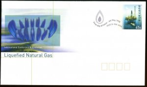 Australia - Liquified Natural Gas (1998) pre-stamp Envelope