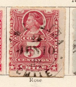 Chile 1881 Early Issue Fine Used 5c. NW-11401