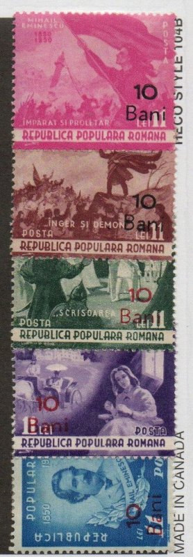 Romania 823-27 Set Mint hinged