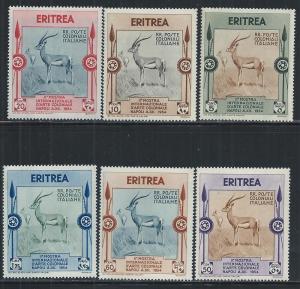 ERITREA SC# 175-80 FVF/MNH 1934