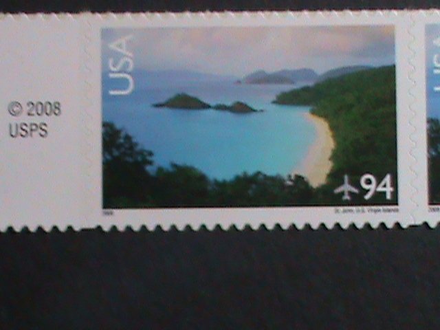 ​ UNITED STATES-2008 SC#C145 TRUNK BAY-ST.JOHN-VIRGIN ISLANDS MNH BLOCK OF 2