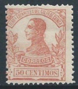 Spanish Guinea #124 NH 50c King Alfonso XIII