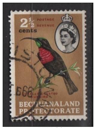 Bechuanaland 1961 Scott 182 used - 2.1/2c Scralet sunbird 