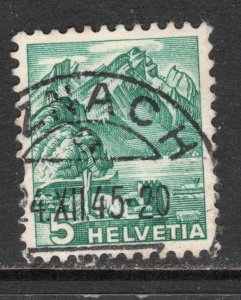 Switzerland  Scott#  228  single used