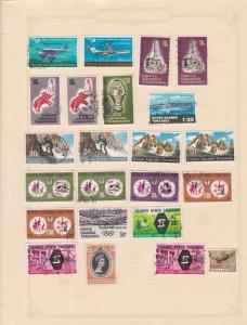 uganda kenya & tanzania stamps sheet ref 17786