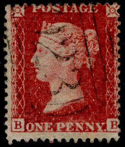 SG40, 1d rose-red PLATE 48, LC14, FINE USED. Cat £18. BB