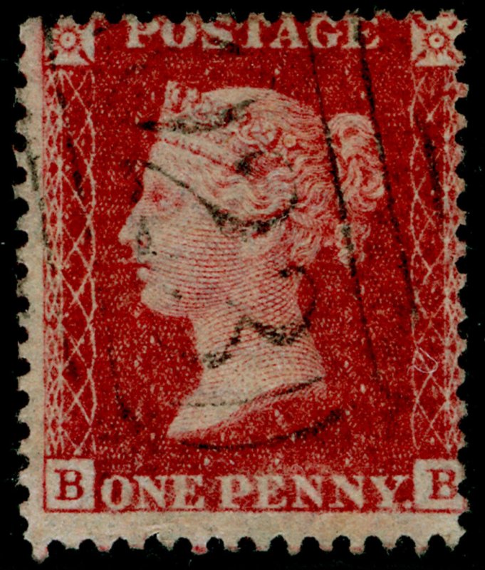 SG40, 1d rose-red PLATE 48, LC14, FINE USED. Cat £18. BB