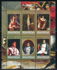 Rwanda - MNH Sheet Napoleon Art Painting (2016) 