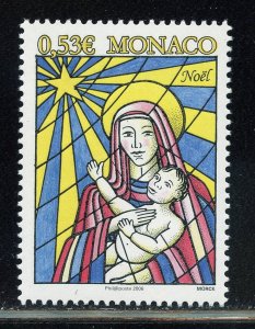 Monaco 2432 MNH,  Christmas Issue from 2006.