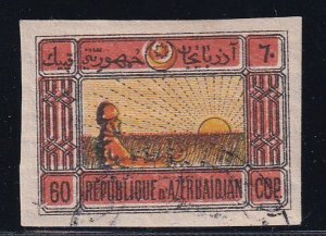 Azerbaijan 1919 Sc 4 Stamp Used