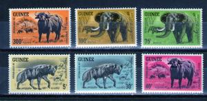 Guinea 340-345 MNH