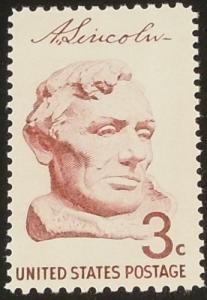 1959 3c Abraham Lincoln Scott 1114 Mint NH