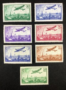 MOMEN: FRANCE SC #C8-C14 1936 AIRMAIL MINT OG NH LOT #68228