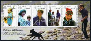 ZAYIX Isle of Man 865 MNH Prince William Birthday Royalty 010122SM110M