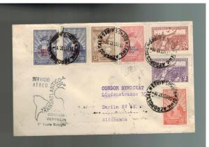 1932 Argentina LZ 127 Graf Zeppelin Cover to Germany Condor Syndikat