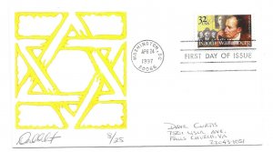 3135 Raoul Wallenberg David Curtis FDC 