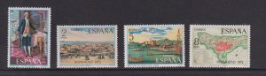 Spain  #1734-1737  MNH  1972 anniversary of San Juan