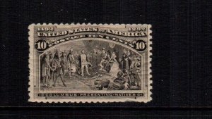 US  237 MNH cat $230.00 short perf
