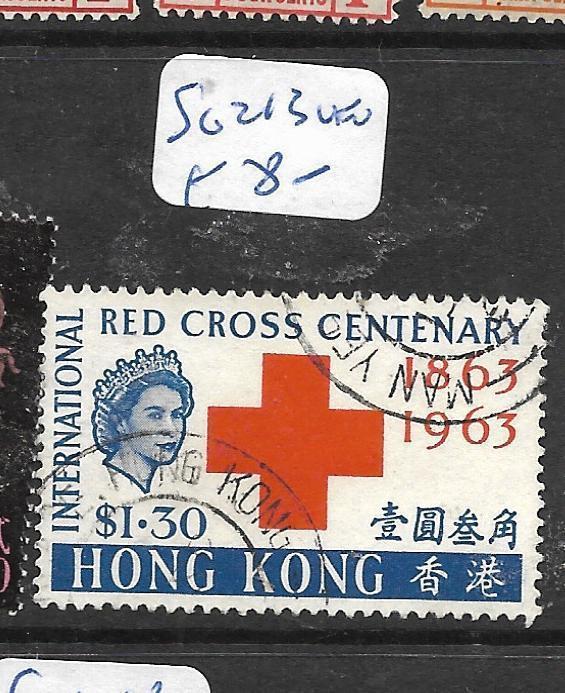 HONG KONG (P2905B) QEII  RED CROSS $10  SG 213  VFU