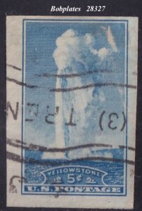 BOBPLATES US #760 Old Faithful Postally Used Single F-VF HR