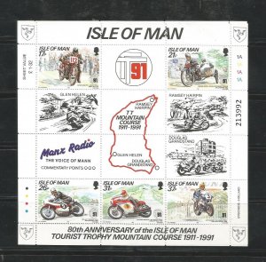 O) 1991 ISLE OF MAN, MOTORCYCLE, TOURIST TROPHY MOUNTAIN, COURSE, OLIVER GODF...