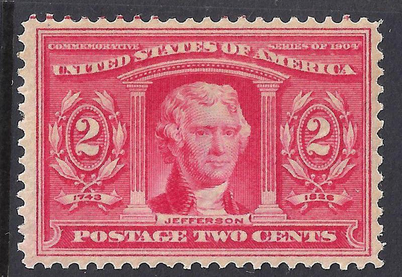  U.S. 323-327 Mint FVF SCV$325.00 (323/27-7) 