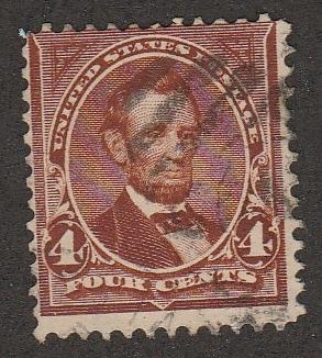 1898 USA Scott Number 279, 280, 280a, 280b, 281, 282, 282C, 283, and 284 Used