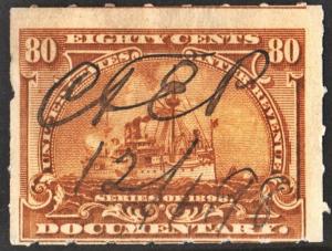 R172 80¢ Documentary Stamp (1898) Used