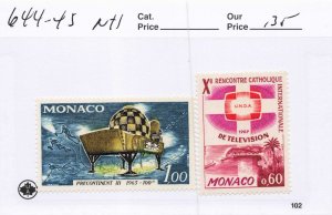 MONACO  644-45  MNH