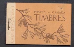Canada  1947 Bk 39a French cpl booklet mint NH 1 staple