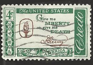 # 1144 USED PATRICK HENRY QUOTATION