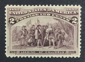 US #231 MINT OG NH XF $125 LOT #373