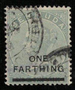 Bermuda, Sc #26, paper MHR, 1 shilling, overprint (T-8699)